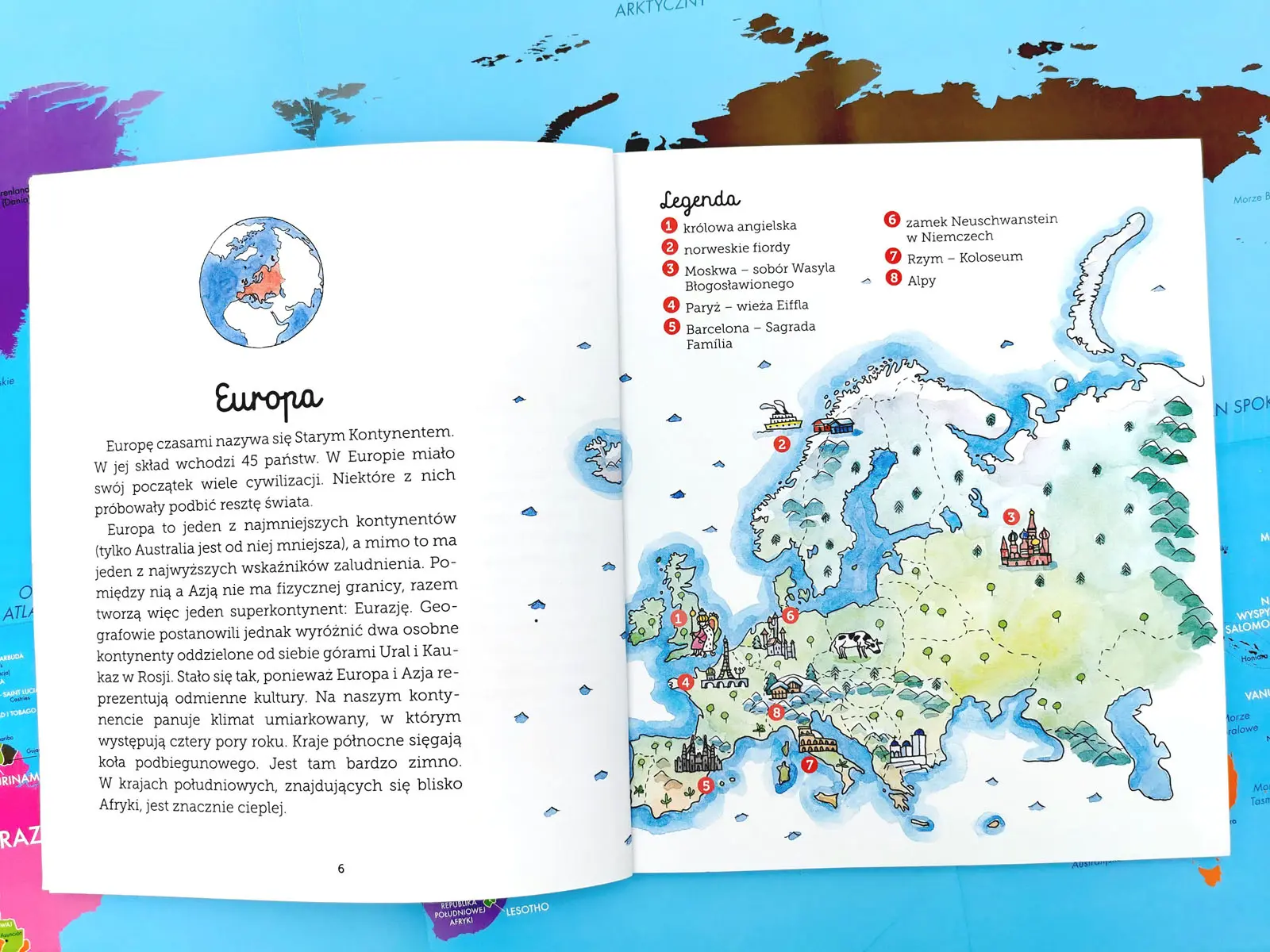 Biblioteczka Montessori Geografia