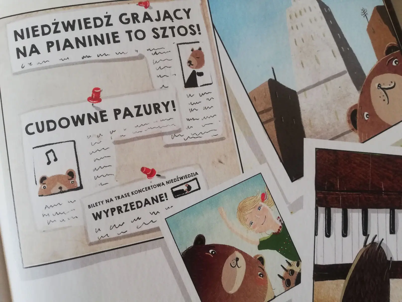 niedźwiedź i pianino