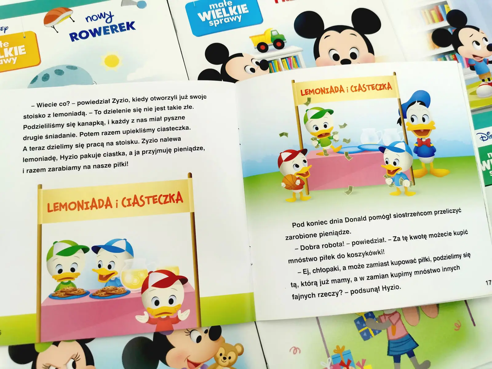 Książki z serii Małe wielkie sprawy. Disney