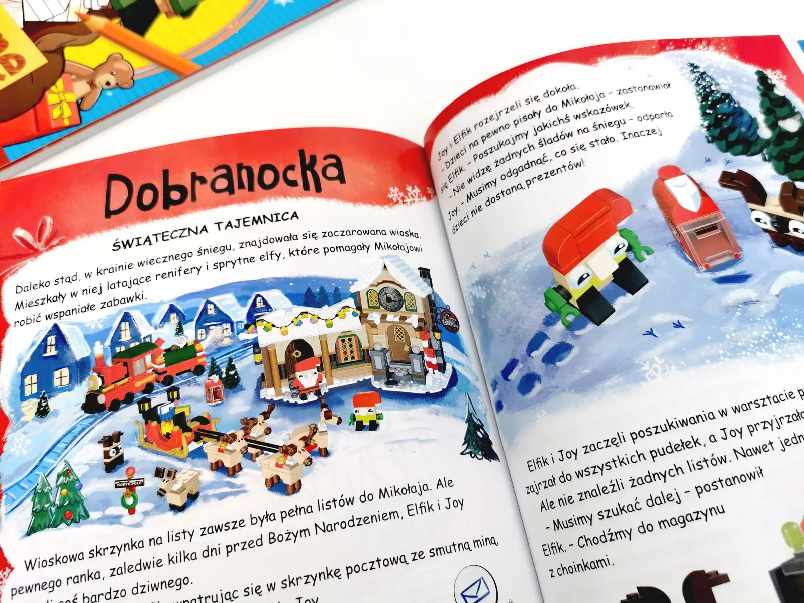 Zestawy lego z książkami