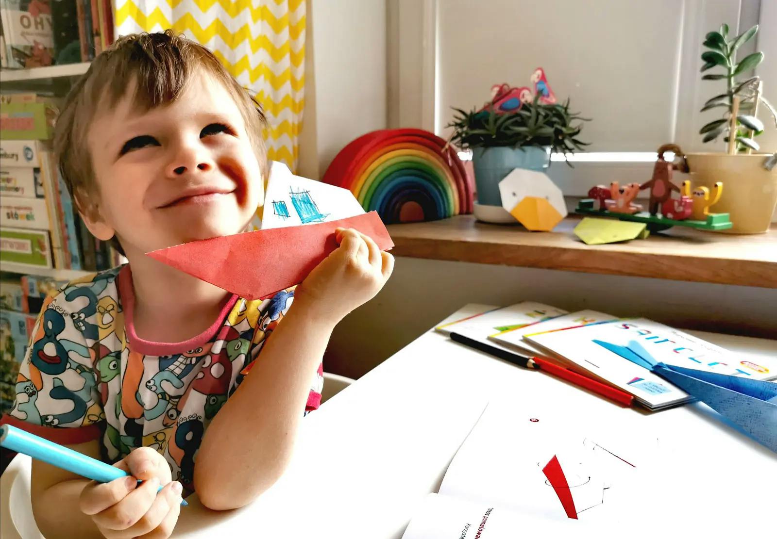 Akademia Mądrego Dziecka – Pierwsze origami